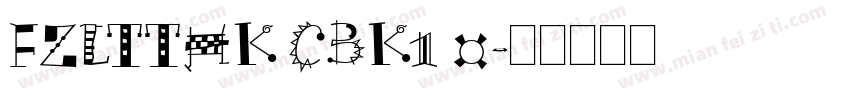 FZLTTHK CBK1 0字体转换